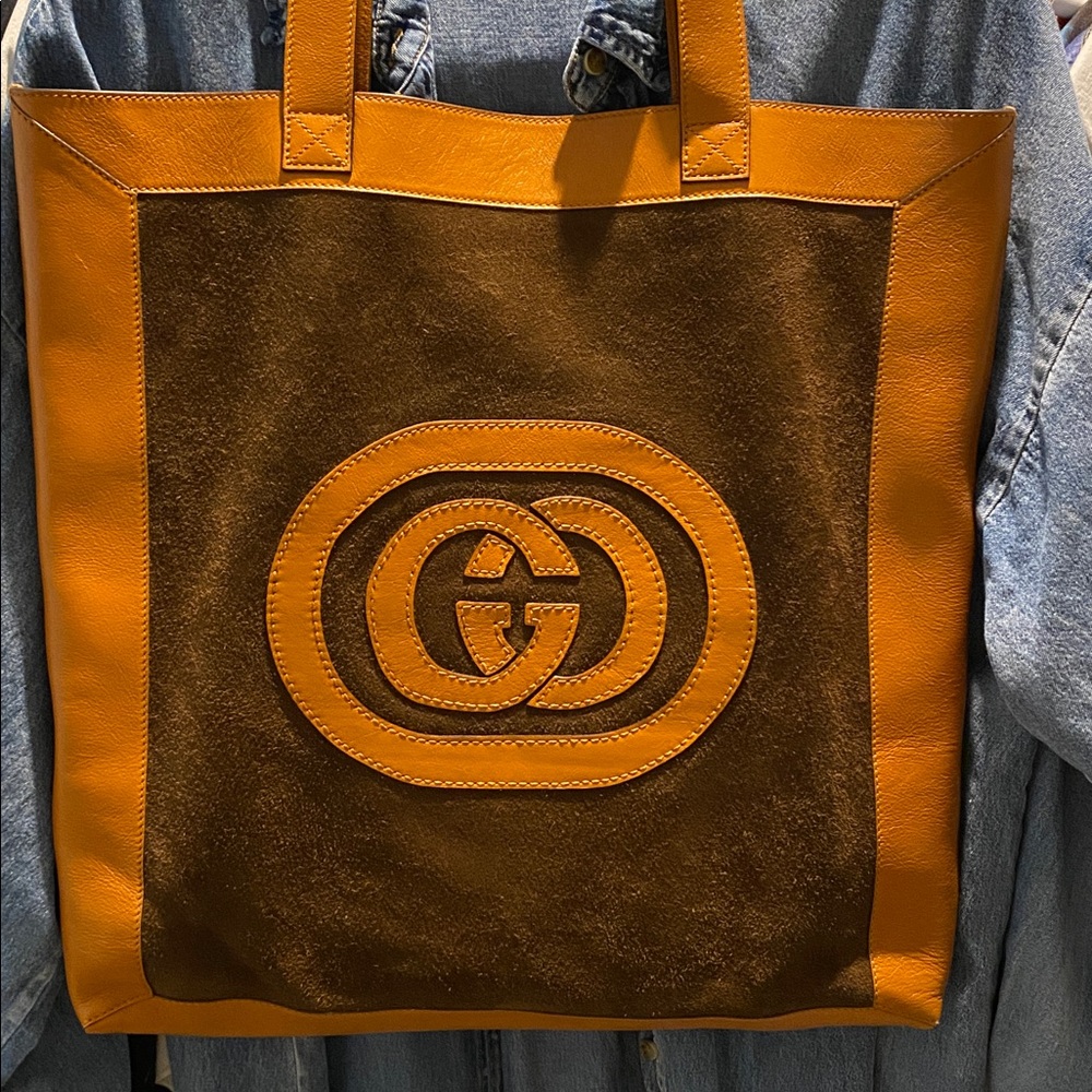 Gucci Ophidia suede and leather tote-RARE!!!!